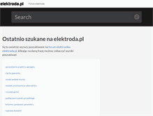 Tablet Screenshot of poszukaj.elektroda.pl